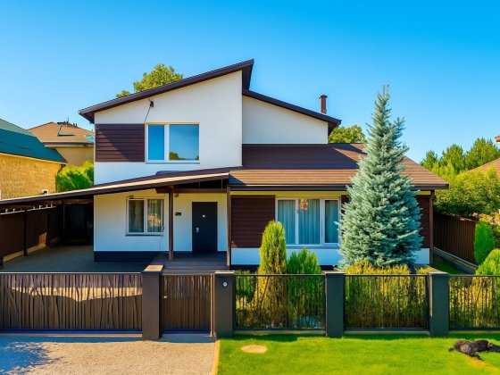 Продаётся дом с камином и большой парковкой в городке "Золотые Ключи" Слобожанское