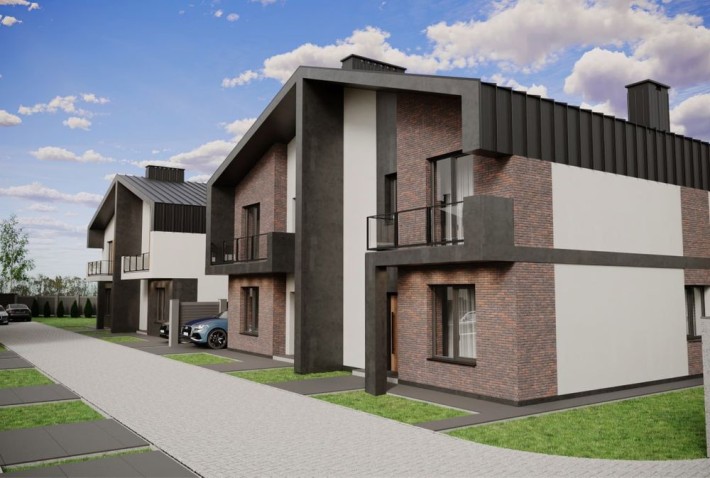 Елітний котедж-дуплекс 115 м² у Вовчинці з терасою та даховим поверхом - фото 1