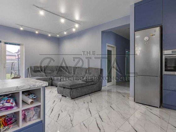 Перегляд чудового окремо стоячого будинку 144 м2 в с. Гатне Гатное