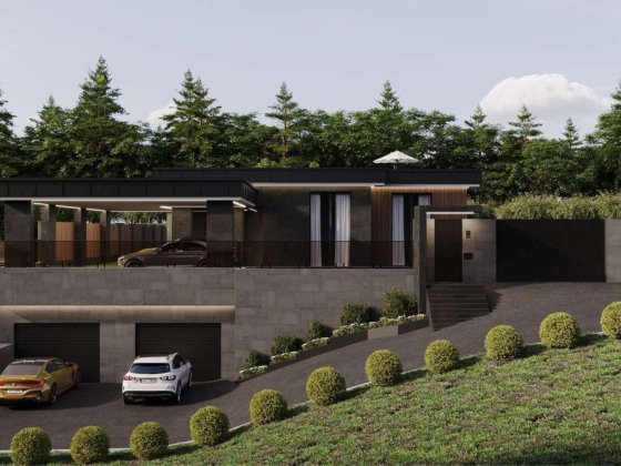 ‼️1-поверховий будинок з укриттям 55 м/басейн/лазня/гараж 80 м2/ліс/КМ