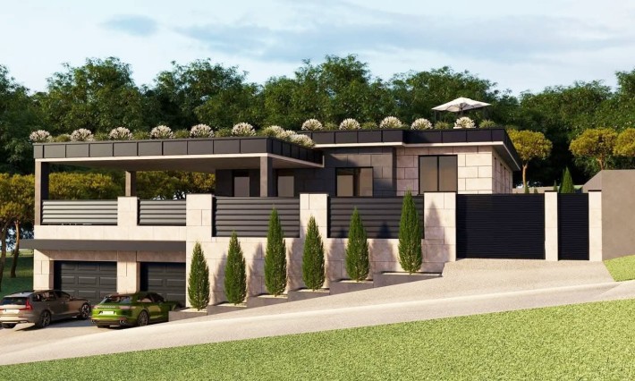 Будинок 1 поверх 320 м у лісі гараж містечко 24/7 цоколь с. Ходосівка - фото 1