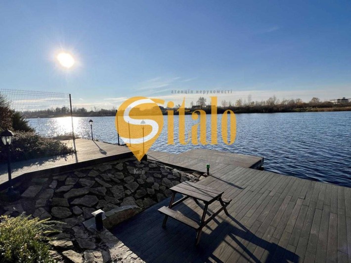 Дом с выходом на Днепр на Осокорках в закрытом кооперативе с охраной - фото 1