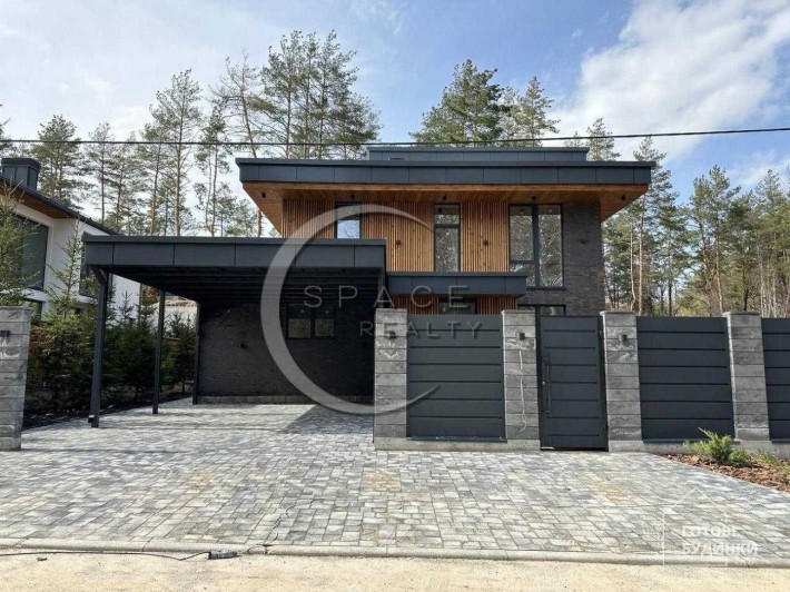 Продаж нового сучасного будинку з басейном в  КМ "Нова Ходосівка" - фото 1