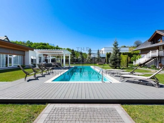Розкішна 8к вілла з басейном та SPA комплексом ЛІСНИКИ Лісники
