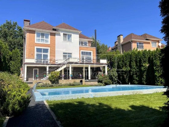 Елегантний будинок з басейном і краєвидом у Лісниках 435м2 18 соток Лісники