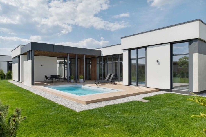 S=132 кв.м. Gran Montaña Сімейне містечко для заміського життя. с.Гора - фото 1