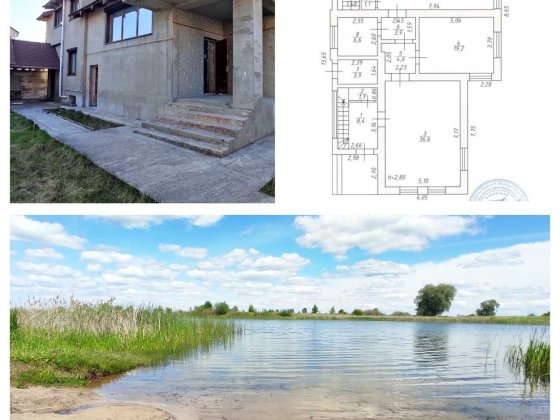 Будинок 271 м² біля озера, Новосілки, Вишгородський р-н Новосілки