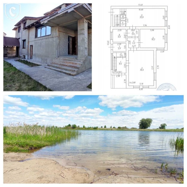 Будинок 271 м² біля озера, Новосілки, Вишгородський р-н - фото 1