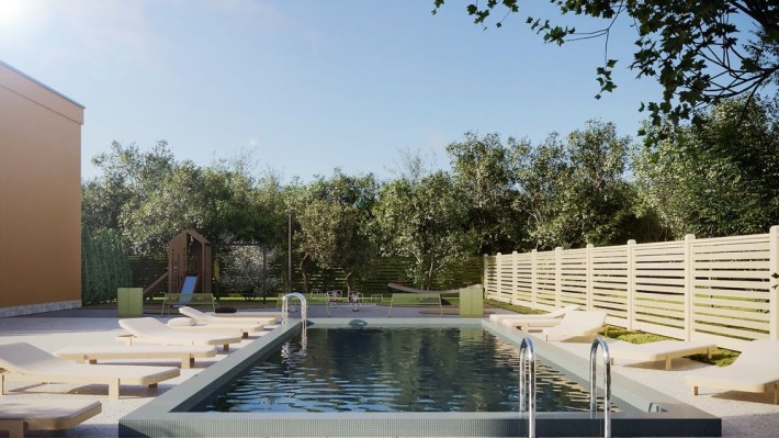 Таунхаус з басейном | власне подвір'я | 103 метри | Розтермінування - фото 1