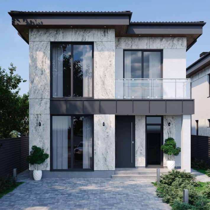 Старт продаж ! Новый , современный , качественный дом на 4 сотках - фото 1