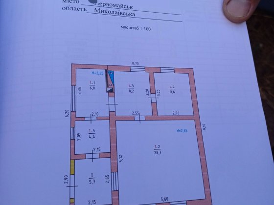 Продаж будинку, район 8 школи(птахокомбінат) Первомайськ