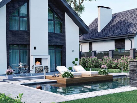 Будинок в котеджному містечку в сосновому лісі Буча