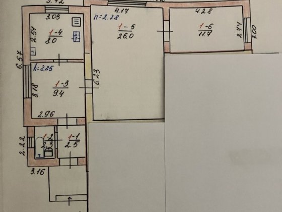 Продажа пів будинку 65 м.Бориспіль  вул.Дружби Бориспіль