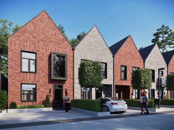 Таунхауси з центральними комунікаціями, Буча Буча