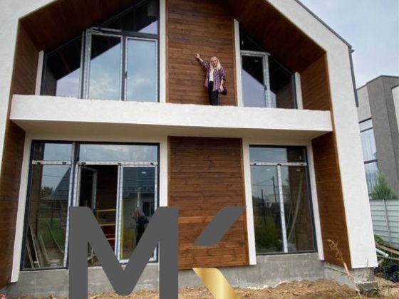 Сучасний 2-поверховий будинок у скандинавському стилі. Буча! Буча