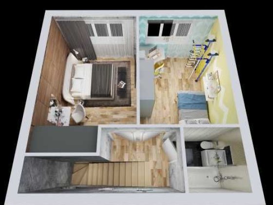 Двукімнатний таунхаус збудовано/43700дол/газ Бориспіль