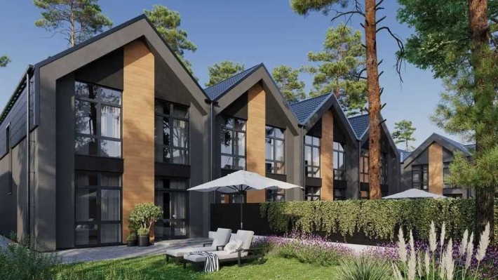 Сучасні таунхауси в Лісовій Бучі, на межі з парком. - фото 1