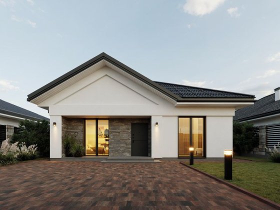 Одноповерховий будинок в «Family Yard» Рівне