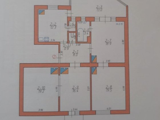 Частина будинку, район парку Шевченка Черновцы