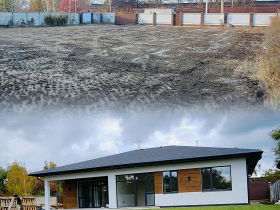 Будинок з ділянкою під ключ. Повний пакет: земля + будівництво Дніпро