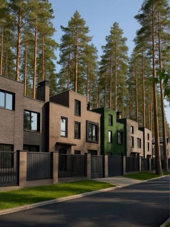 Таунхаус 84 м² з видом на ліс | Київ, Святошинський р-н - фото 1