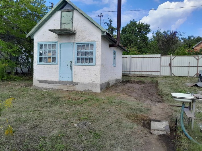 Дача 25 м. кв., уч. 6,7 сот. пр. Б. Хмельницкого. Печь. Вода. Свет. - фото 1