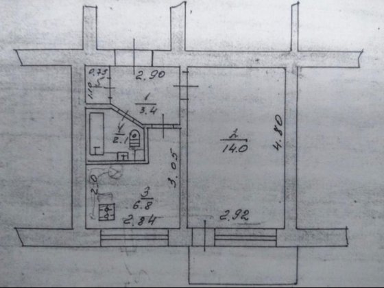 Оренда 1-кімної квартири вул. Юрія Глібка Умань