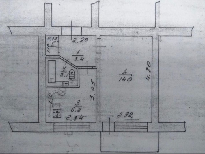 Оренда 1-кімної квартири вул. Юрія Глібка - фото 1