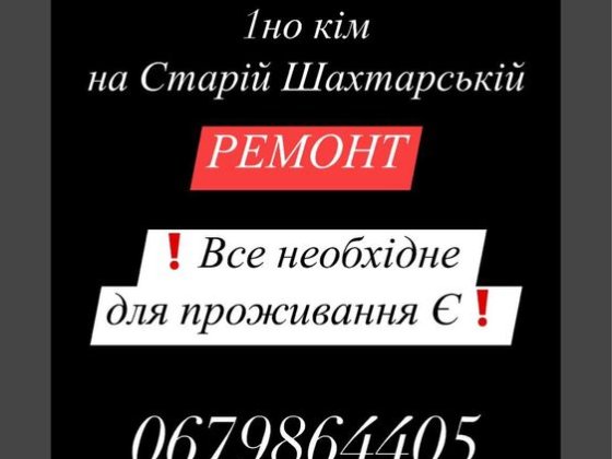 Оредна 1но кім з євроремонтом Шептицький