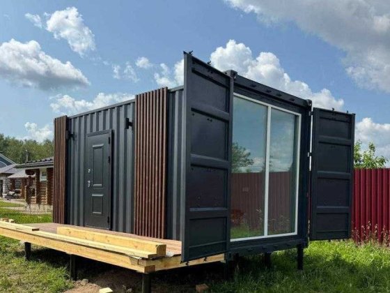 Міні дача 15м2 з морського 20-футового контейнера × Мини дача 15м2 Киев
