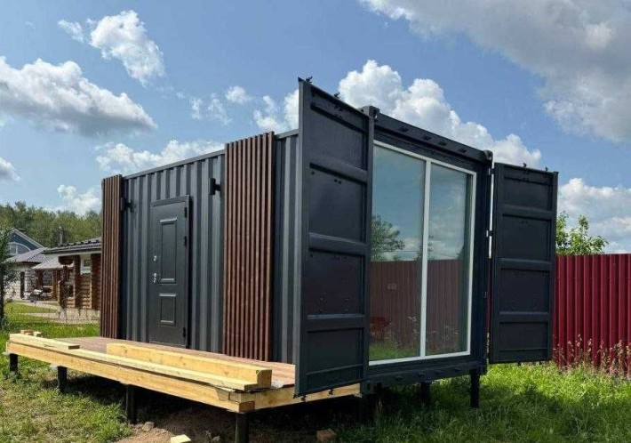 Міні дача 15м2 з морського 20-футового контейнера × Мини дача 15м2 - фото 1