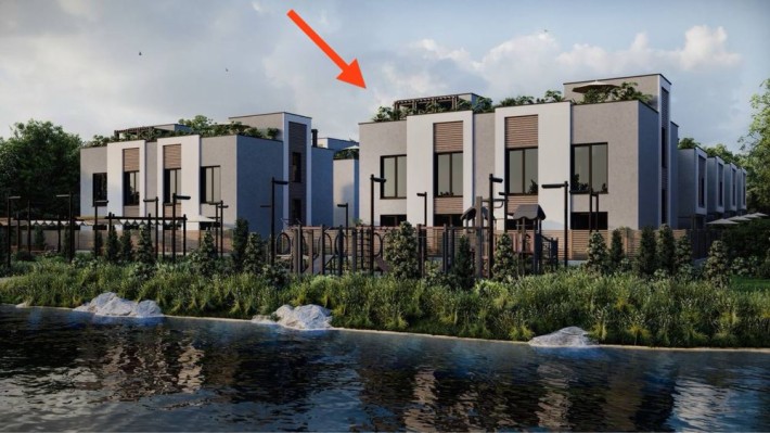 Дуплекс з прямим виходом до озера ! - фото 1