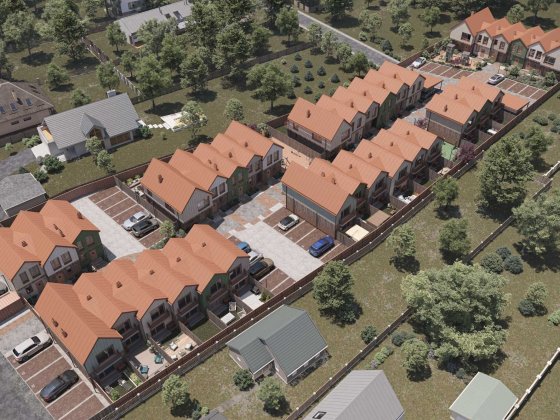 Таунхаус 91 м2, 3 кімнати, 2 поверхи. Забудовник Смарт Девелопмент Петропавлівська Борщагівка