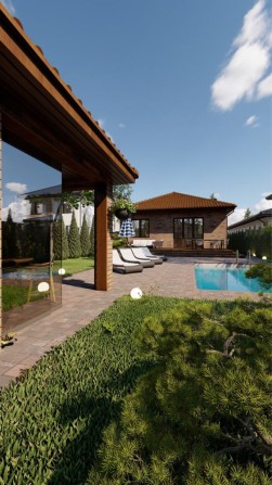 Новий БУДИНОК 120м2 + підвал, гараж та задній двір, РОЗСТРОЧКА - фото 1