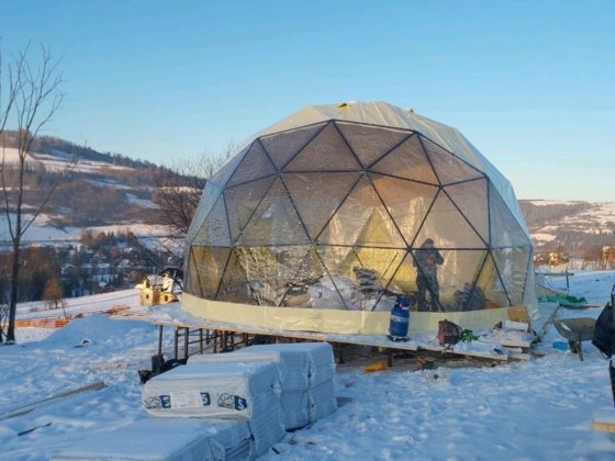 Геодом , безфундаментний будинок, Шатір/намет Сфера, Геокупол, Харьков
