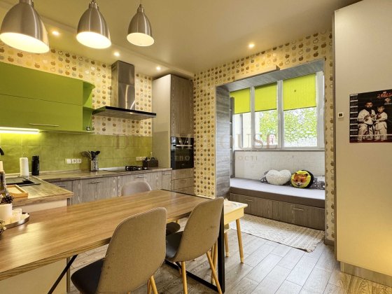 Довгострокова оренда великої 2-кімнатної квартири біля парку. Газ Буча