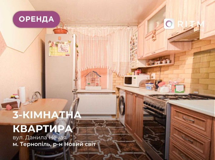 Оренда 3-кімнатної квартири з роздільним плануванням на Новому Світі! - фото 1