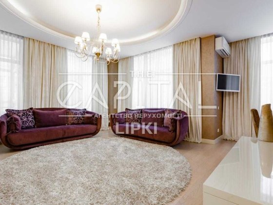 Оренда шикарної 3-кімнатної квартири в ЖК "Новопечерські липки". Київ