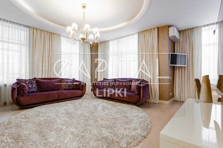 Оренда шикарної 3-кімнатної квартири в ЖК "Новопечерські липки". - фото 1