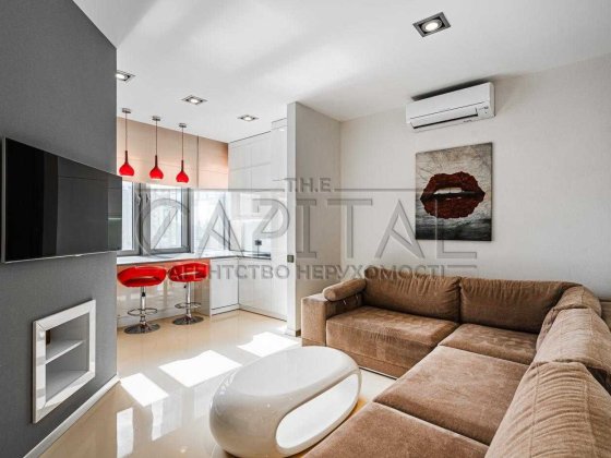 Оренда дизайнерської 1к квартири/ЖК RiverStone/58 м2/Позняки Київ