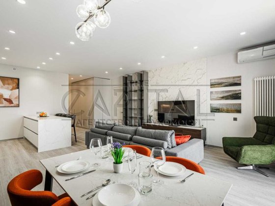 ПЕРША ЗДАЧА 3-кімнатна квартира з дизайнерським ремонтом Київ