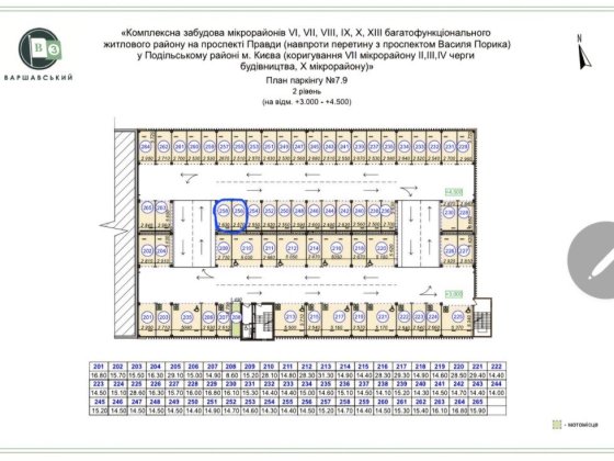 Оренда паркомісць ЖК Варшавський + / Варшавський 3. Київ