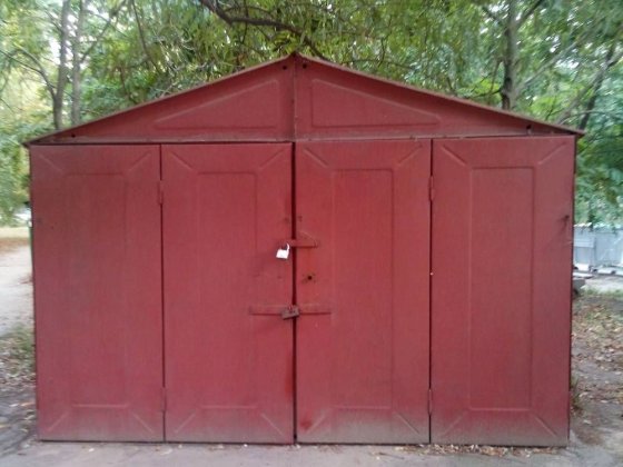 Гараж металевий с містом Житомир