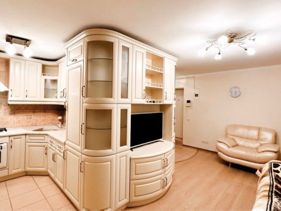 БЕЗ КОМІСІЇ! 5 хв пішки до метро Палац Україна. 2к квартира-студія Киев