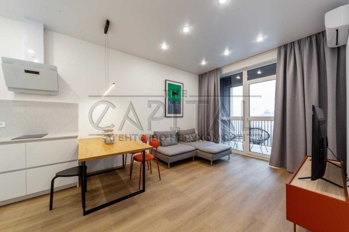 Оренда 1-кімнатної квартири з терасою у ЖК Greenville на Печерську - фото 1