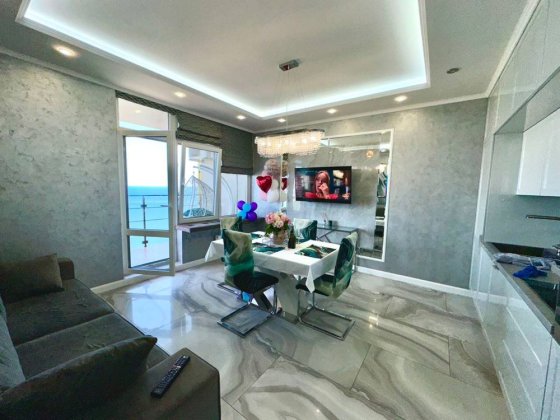 Терраса 30м2 Вид моря 2 спальни Каманина жемчужина Одесса