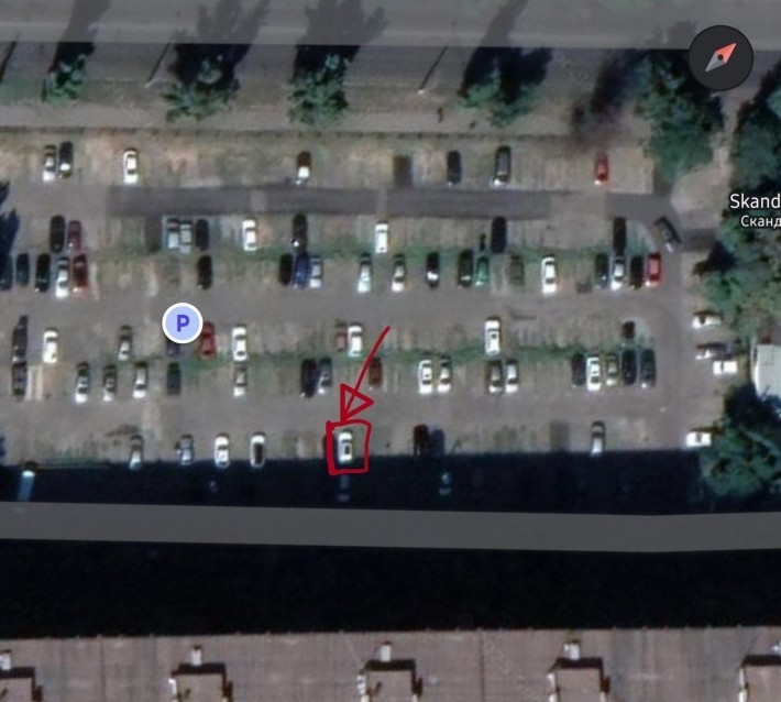 Место на стоянке, місце на автомайданчику - фото 1