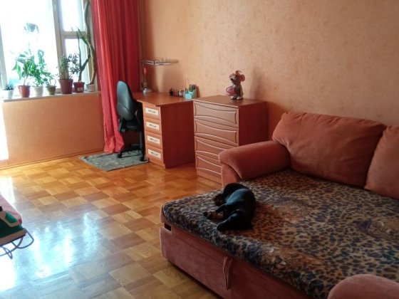 Вітальня 18м^2+лодж дівчині 10хв пішки метро, безпека, турбота,затишок Київ