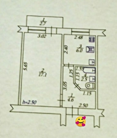 Продам 1к з автономним опаленням - фото 1