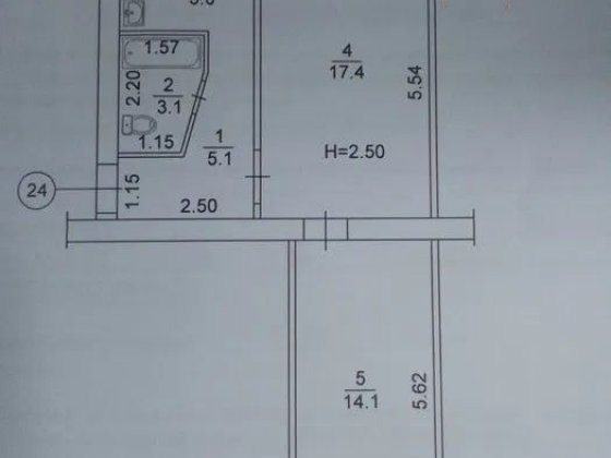 Продаж 2-кімнатної квартири вул. Дніпровська 2 м. Вишгород Вышгород